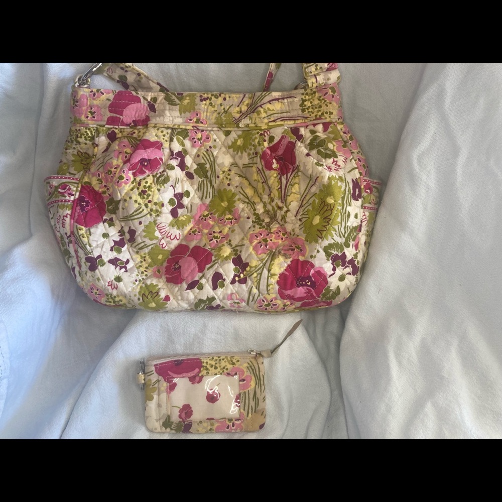 Vera Bradley purse and matching card holder